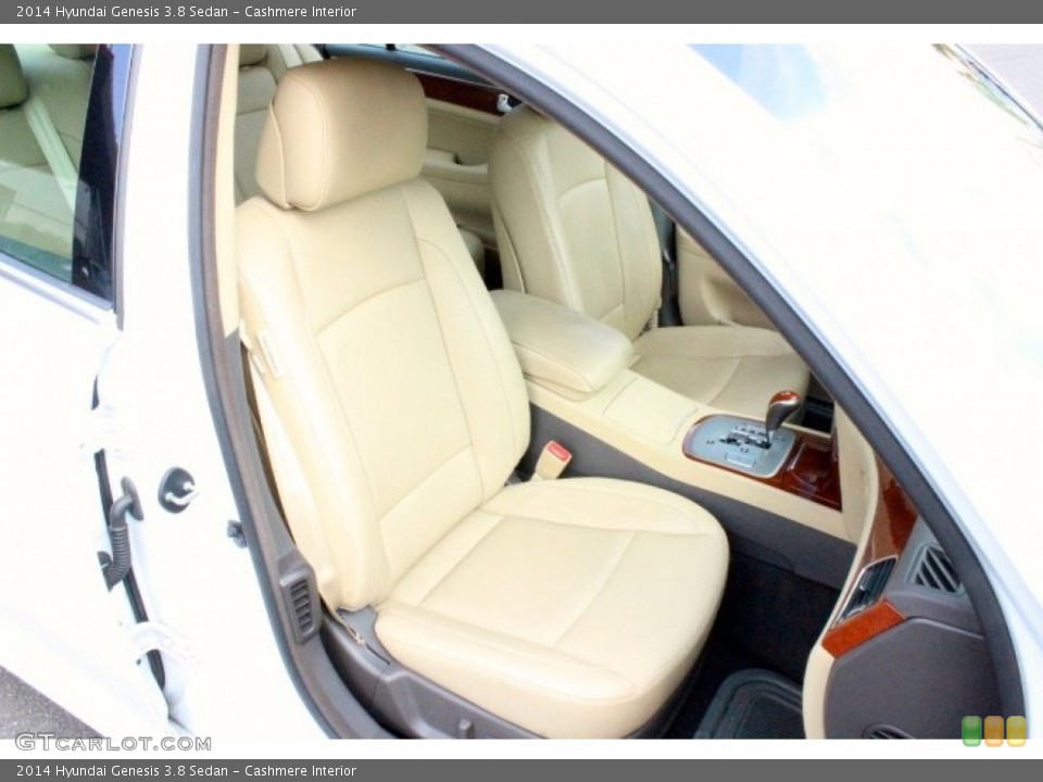 Cashmere Interior Front Seat for the 2014 Hyundai Genesis 3.8 Sedan #107833283
