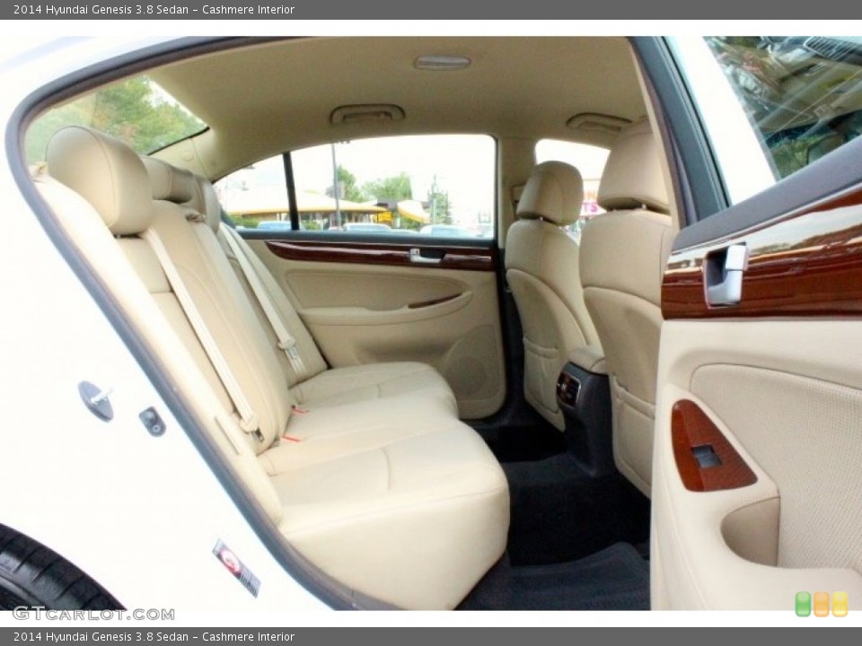 Cashmere Interior Rear Seat for the 2014 Hyundai Genesis 3.8 Sedan #107833310