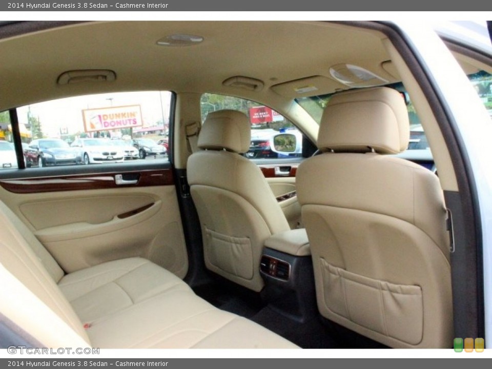 Cashmere Interior Rear Seat for the 2014 Hyundai Genesis 3.8 Sedan #107833325