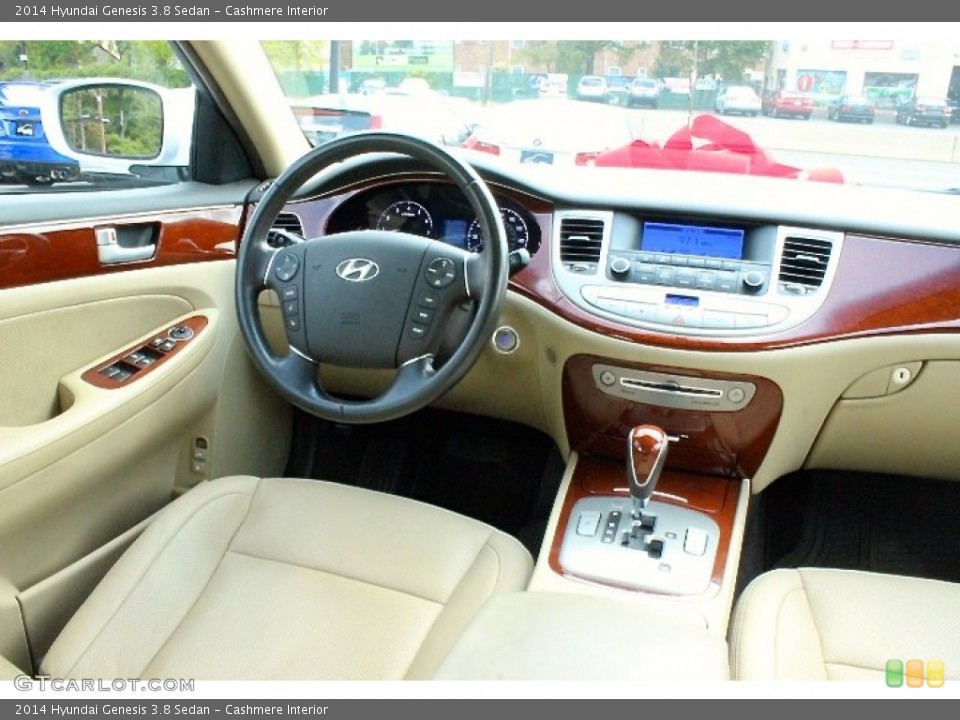Cashmere Interior Dashboard for the 2014 Hyundai Genesis 3.8 Sedan #107833343