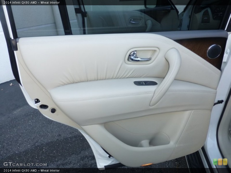 Wheat Interior Door Panel for the 2014 Infiniti QX80 AWD #107833418