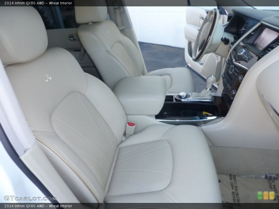 Wheat 2014 Infiniti QX80 Interiors