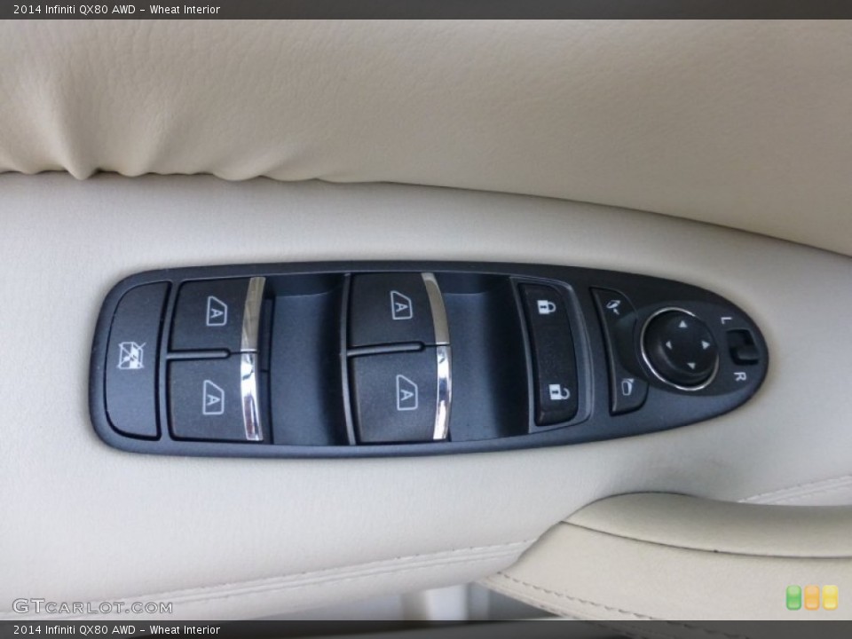 Wheat Interior Controls for the 2014 Infiniti QX80 AWD #107833697
