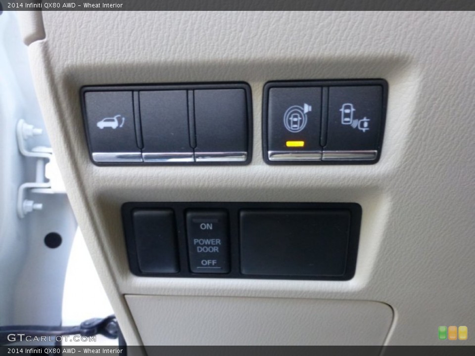 Wheat Interior Controls for the 2014 Infiniti QX80 AWD #107833724