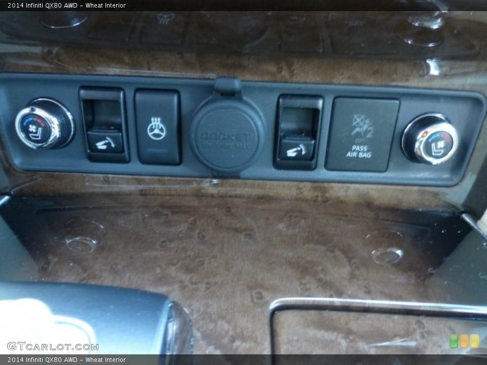 Wheat Interior Controls for the 2014 Infiniti QX80 AWD #107833784