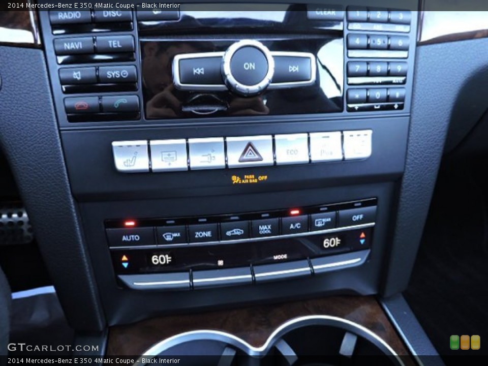 Black Interior Controls for the 2014 Mercedes-Benz E 350 4Matic Coupe #107834765