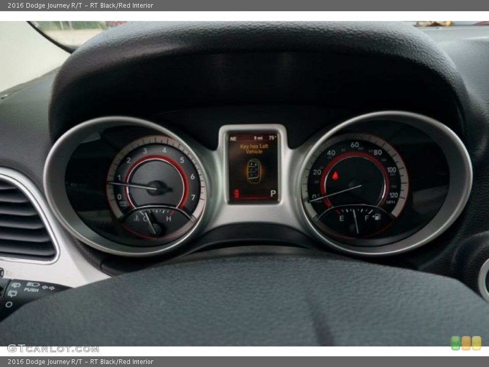 RT Black/Red Interior Gauges for the 2016 Dodge Journey R/T #107834774