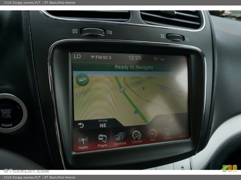 RT Black/Red Interior Navigation for the 2016 Dodge Journey R/T #107834789