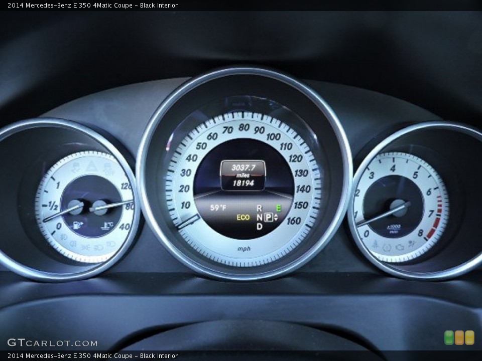 Black Interior Gauges for the 2014 Mercedes-Benz E 350 4Matic Coupe #107834837