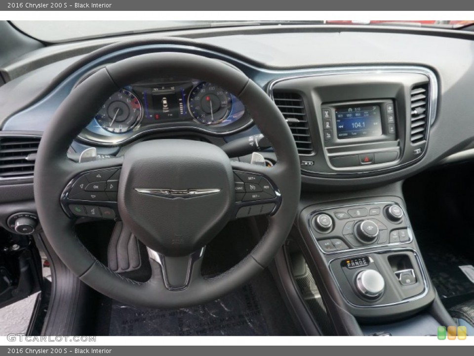 Black Interior Dashboard for the 2016 Chrysler 200 S #107835830