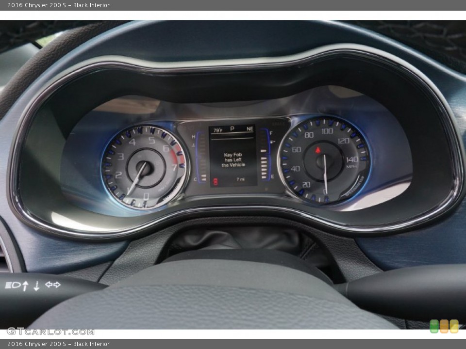 Black Interior Gauges for the 2016 Chrysler 200 S #107835865