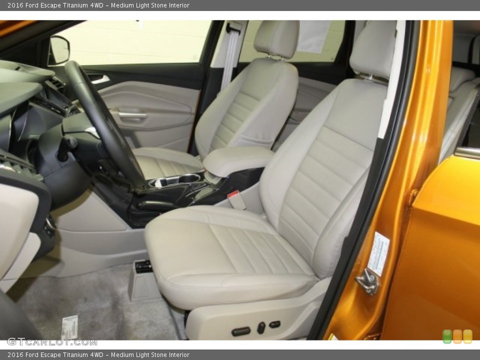 Medium Light Stone Interior Front Seat for the 2016 Ford Escape Titanium 4WD #107840618