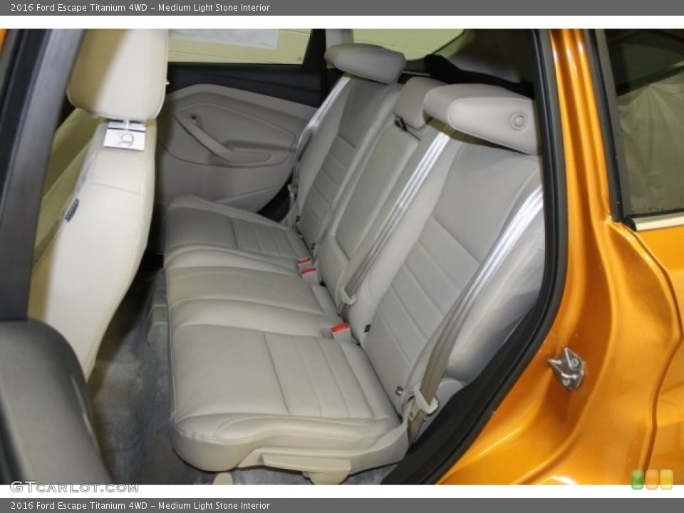 Medium Light Stone Interior Rear Seat for the 2016 Ford Escape Titanium 4WD #107840624