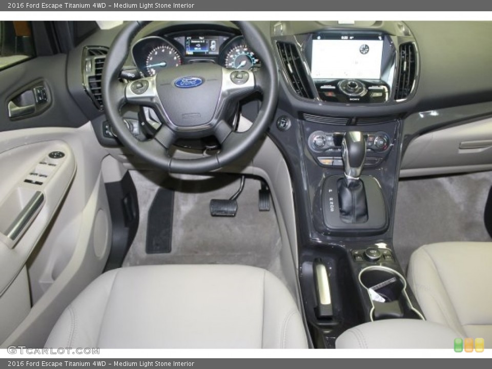 Medium Light Stone Interior Photo for the 2016 Ford Escape Titanium 4WD #107840633