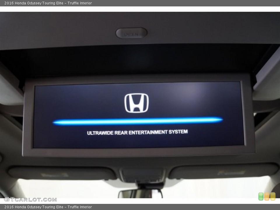 Truffle Interior Entertainment System for the 2016 Honda Odyssey Touring Elite #107841674