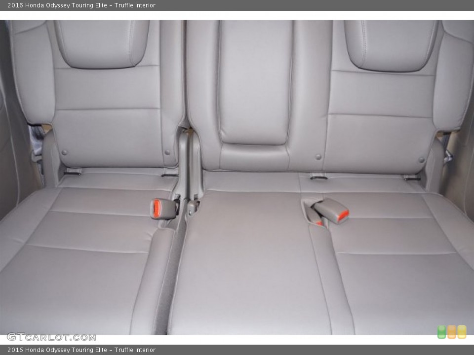 Truffle Interior Rear Seat for the 2016 Honda Odyssey Touring Elite #107841677