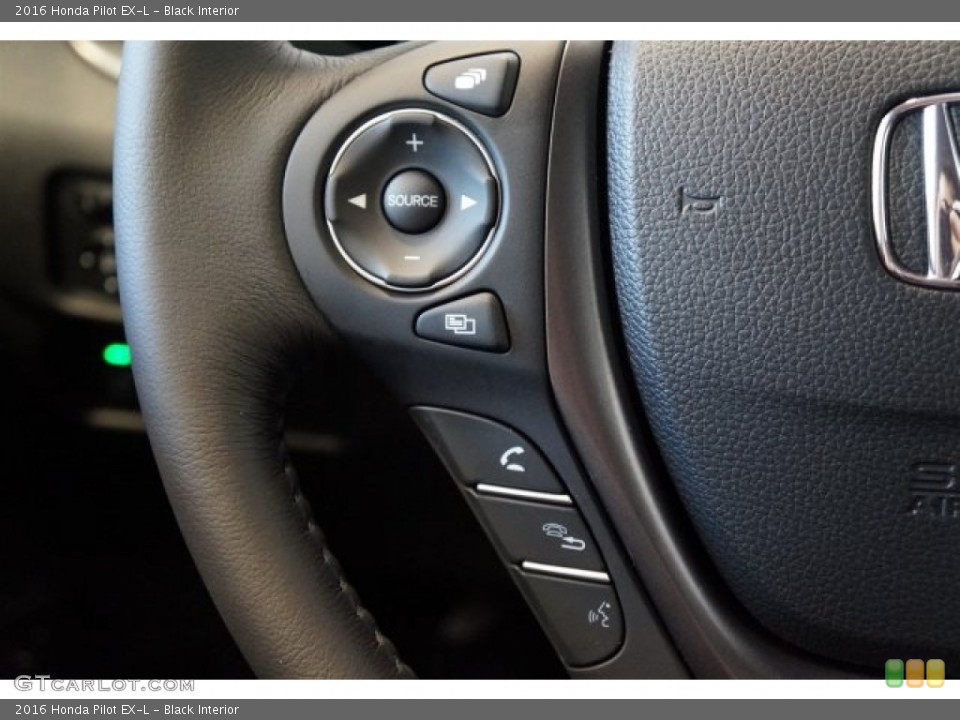 Black Interior Controls for the 2016 Honda Pilot EX-L #107842004