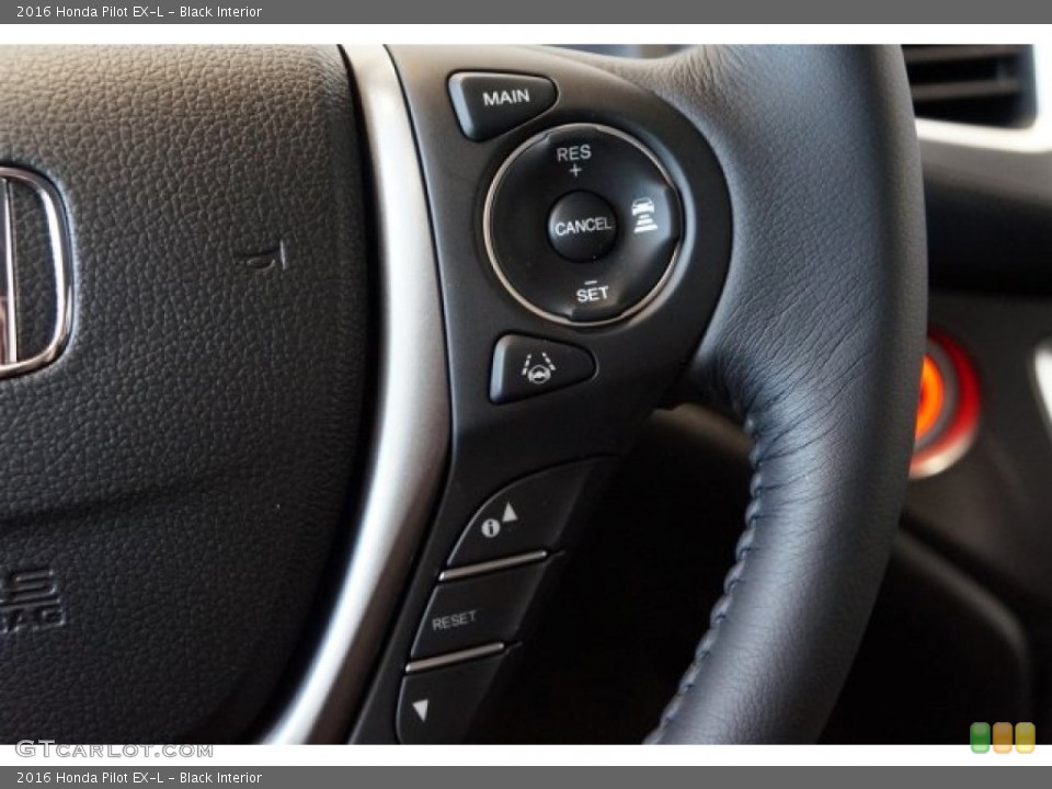 Black Interior Controls for the 2016 Honda Pilot EX-L #107842007