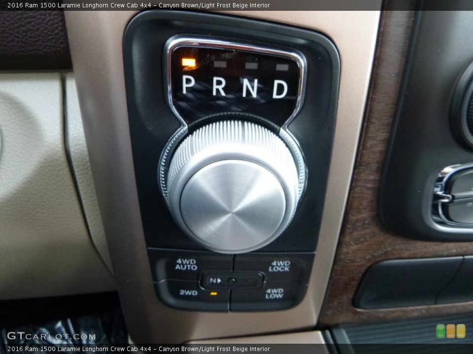 Canyon Brown/Light Frost Beige Interior Transmission for the 2016 Ram 1500 Laramie Longhorn Crew Cab 4x4 #107845899
