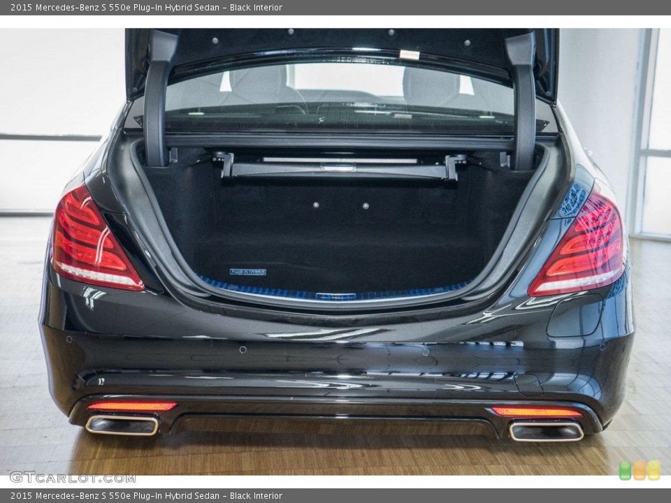 Black Interior Trunk for the 2015 Mercedes-Benz S 550e Plug-In Hybrid Sedan #107846728