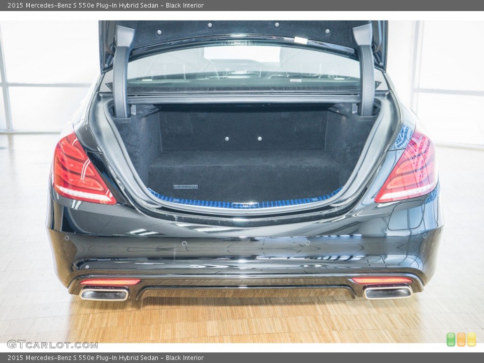 Black Interior Trunk for the 2015 Mercedes-Benz S 550e Plug-In Hybrid Sedan #107848248