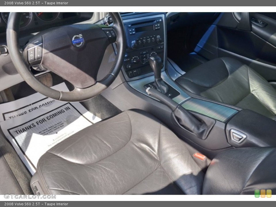 Taupe Interior Front Seat for the 2008 Volvo S60 2.5T #107848878