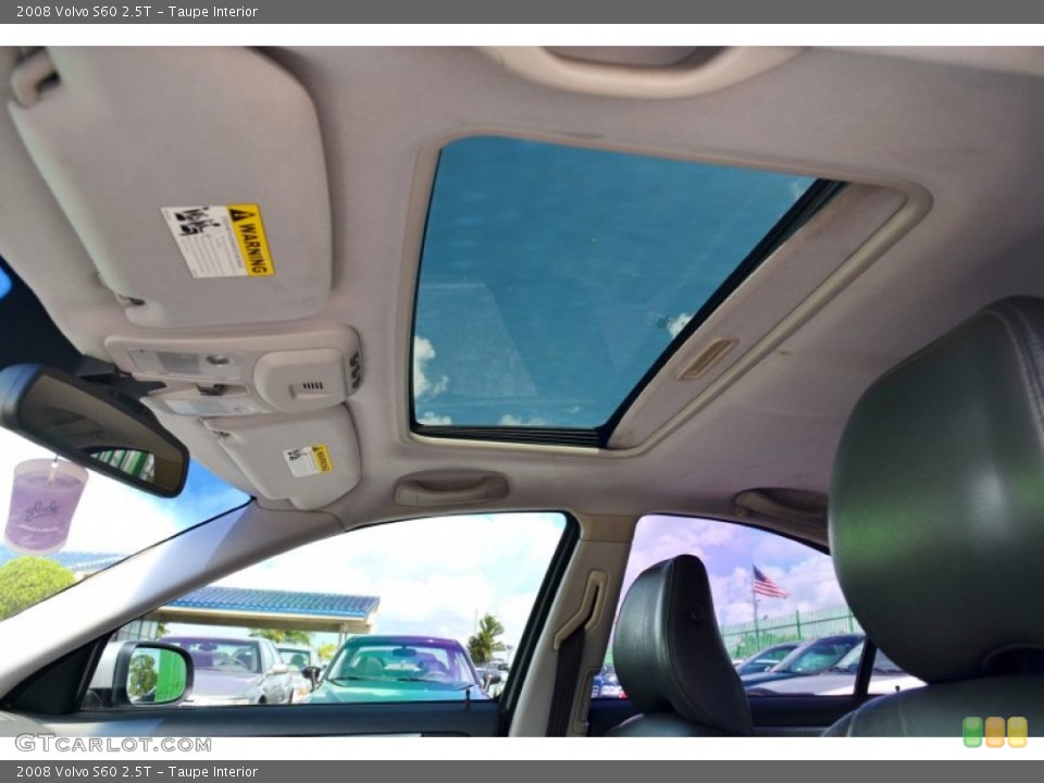 Taupe Interior Sunroof for the 2008 Volvo S60 2.5T #107848899