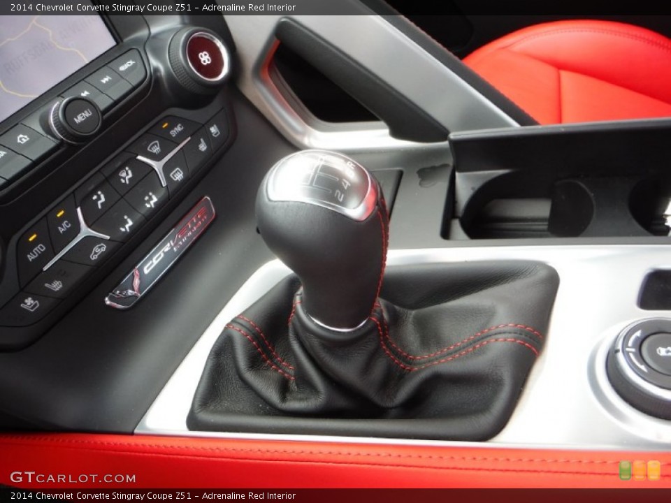 Adrenaline Red Interior Transmission for the 2014 Chevrolet Corvette Stingray Coupe Z51 #107851626