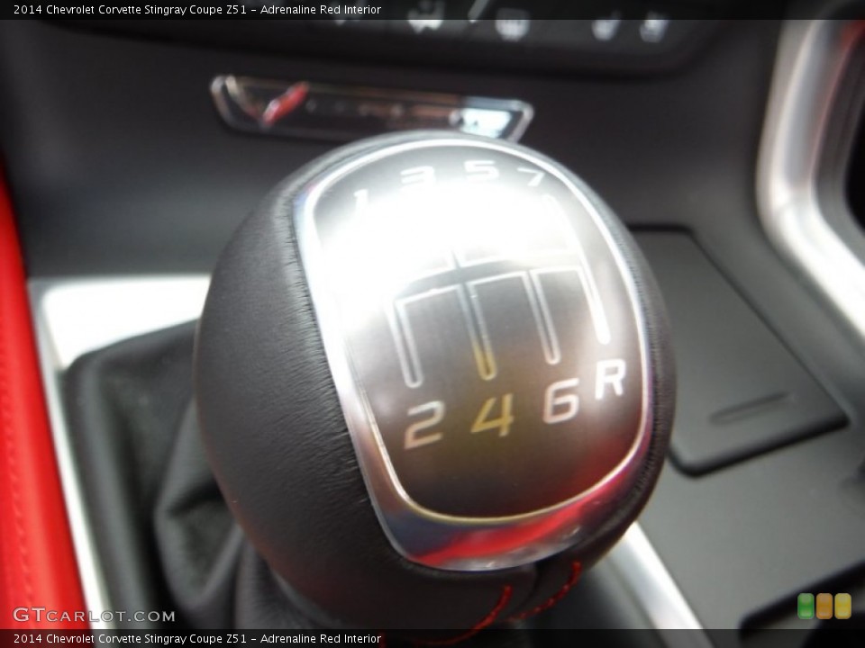 Adrenaline Red Interior Transmission for the 2014 Chevrolet Corvette Stingray Coupe Z51 #107851641