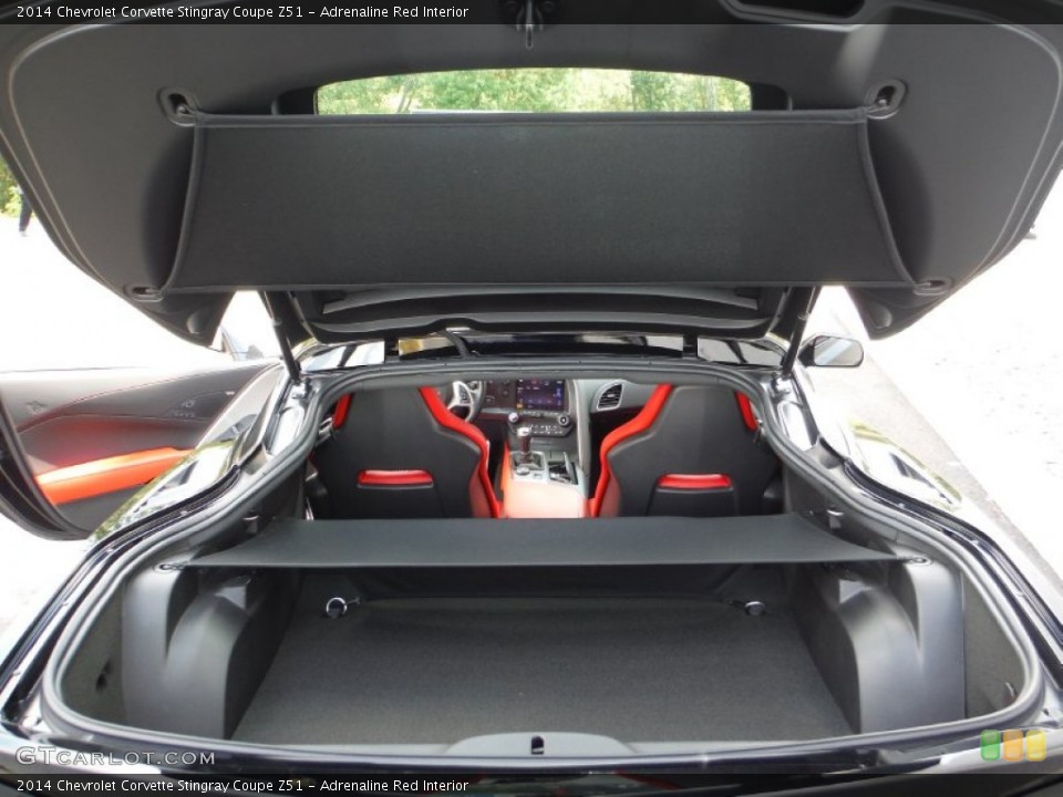 Adrenaline Red Interior Trunk for the 2014 Chevrolet Corvette Stingray Coupe Z51 #107851896
