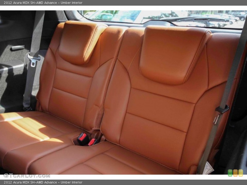 Umber Interior Rear Seat for the 2012 Acura MDX SH-AWD Advance #107854100