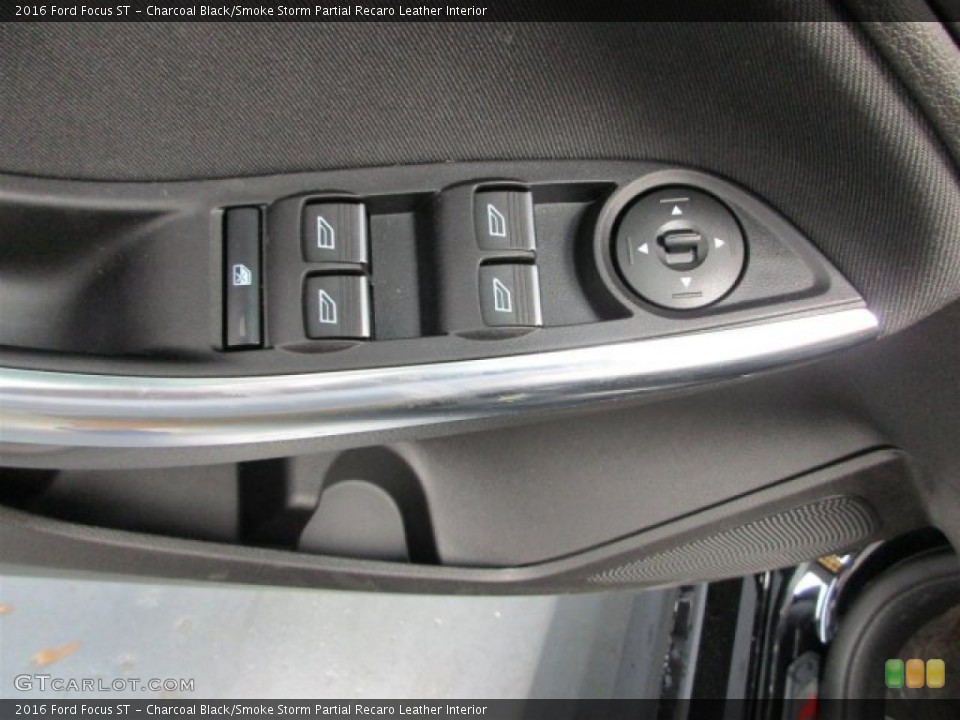 Charcoal Black/Smoke Storm Partial Recaro Leather Interior Controls for the 2016 Ford Focus ST #107854722