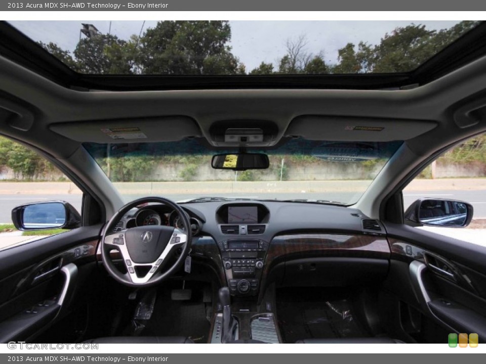 Ebony Interior Dashboard for the 2013 Acura MDX SH-AWD Technology #107854749