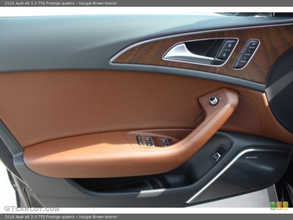 Nougat Brown Interior Door Panel for the 2016 Audi A6 3.0 TFSI Prestige quattro #107857515