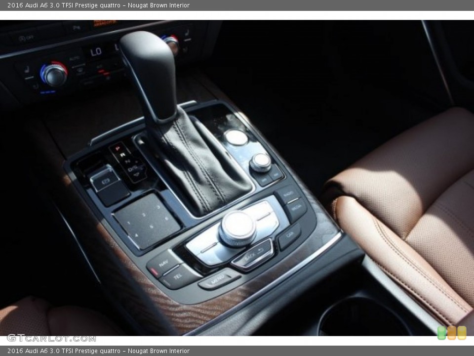 Nougat Brown Interior Transmission for the 2016 Audi A6 3.0 TFSI Prestige quattro #107857596