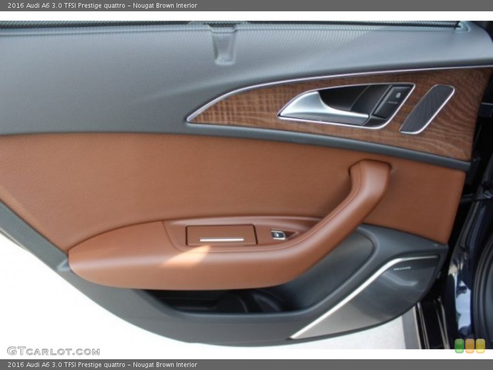 Nougat Brown Interior Door Panel for the 2016 Audi A6 3.0 TFSI Prestige quattro #107857797