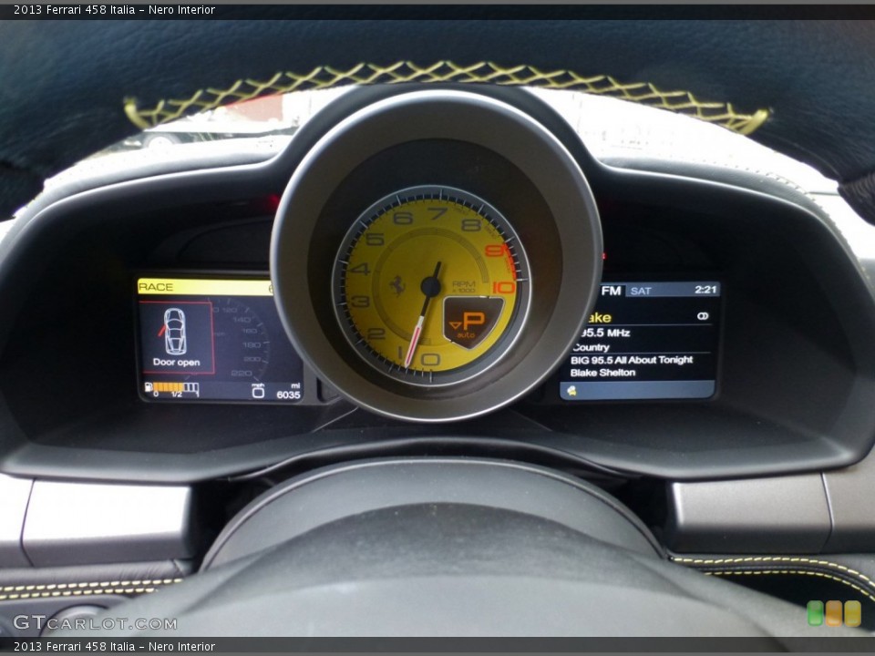 Nero Interior Gauges for the 2013 Ferrari 458 Italia #107859399
