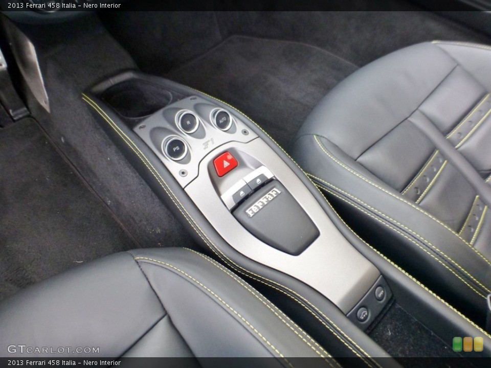 Nero Interior Controls for the 2013 Ferrari 458 Italia #107859405