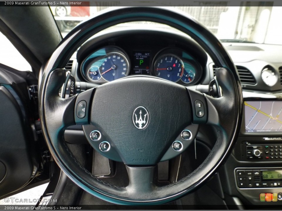 Nero Interior Steering Wheel for the 2009 Maserati GranTurismo S #107859456
