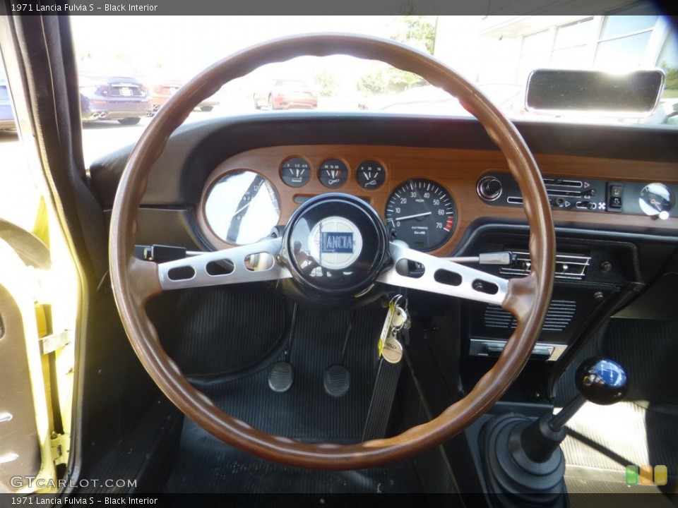 Black Interior Steering Wheel for the 1971 Lancia Fulvia S #107859540