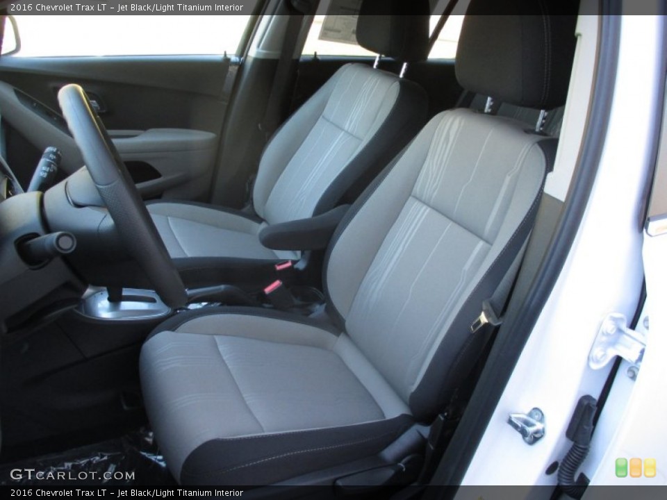 Jet Black/Light Titanium Interior Front Seat for the 2016 Chevrolet Trax LT #107866746