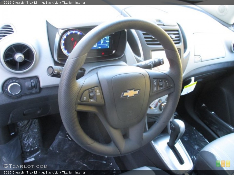 Jet Black/Light Titanium Interior Steering Wheel for the 2016 Chevrolet Trax LT #107866773