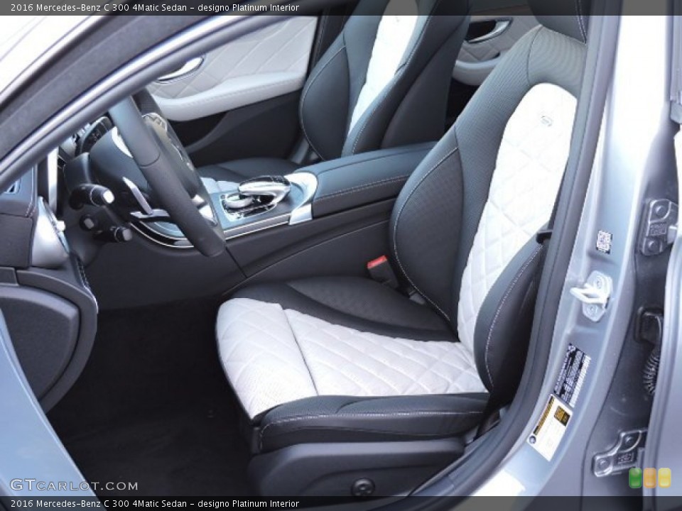 designo Platinum Interior Photo for the 2016 Mercedes-Benz C 300 4Matic Sedan #107868689