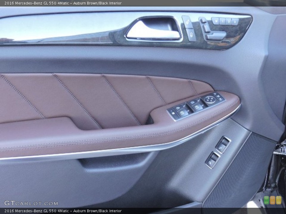 Auburn Brown/Black Interior Door Panel for the 2016 Mercedes-Benz GL 550 4Matic #107869097