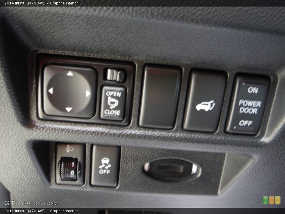 Graphite Interior Controls for the 2014 Infiniti QX70 AWD #107884473