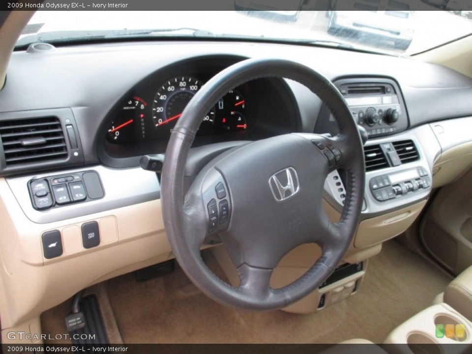 Ivory Interior Dashboard for the 2009 Honda Odyssey EX-L #107884491