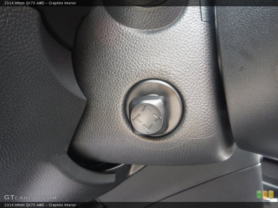Graphite Interior Controls for the 2014 Infiniti QX70 AWD #107884497