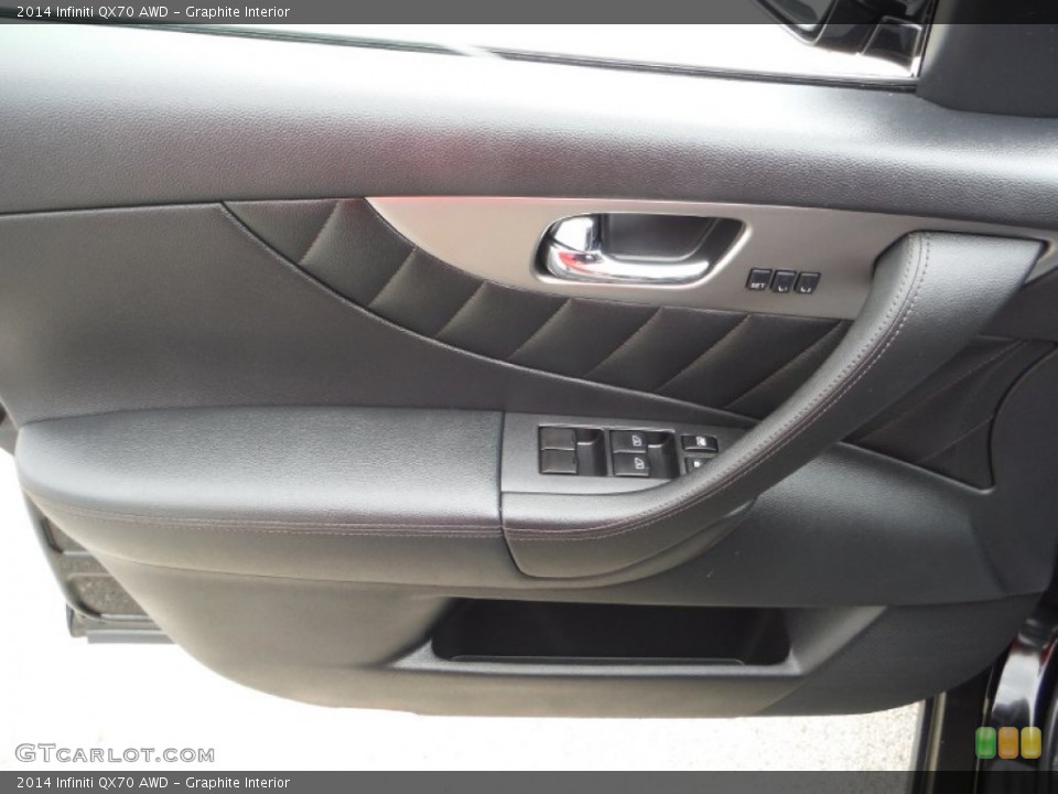 Graphite Interior Door Panel for the 2014 Infiniti QX70 AWD #107884524