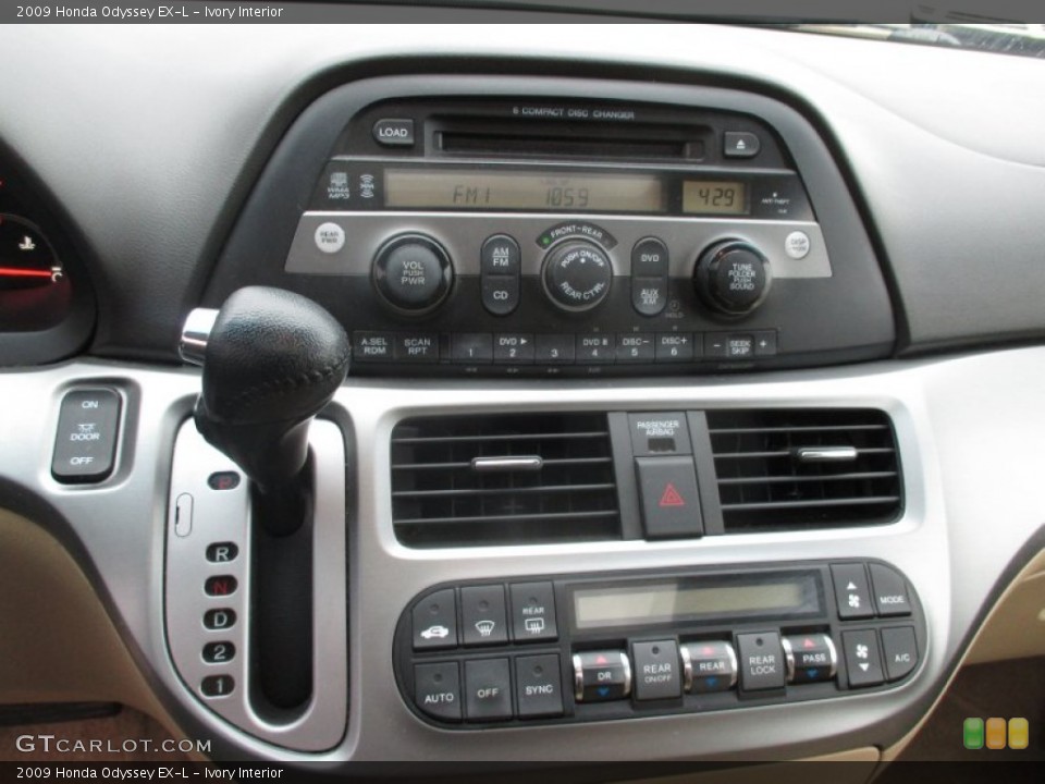 Ivory Interior Controls for the 2009 Honda Odyssey EX-L #107884536