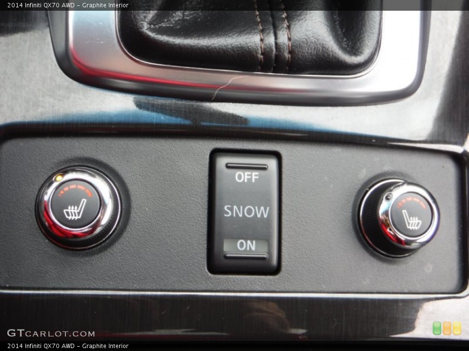 Graphite Interior Controls for the 2014 Infiniti QX70 AWD #107884611